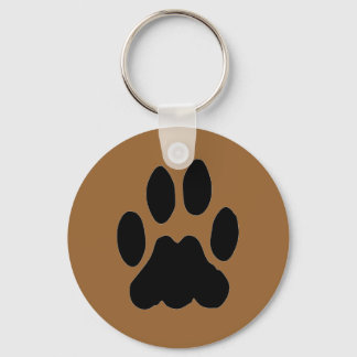 Pawprint keychain