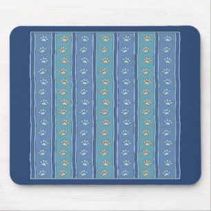 Pawprint Pattern Mouse Pad