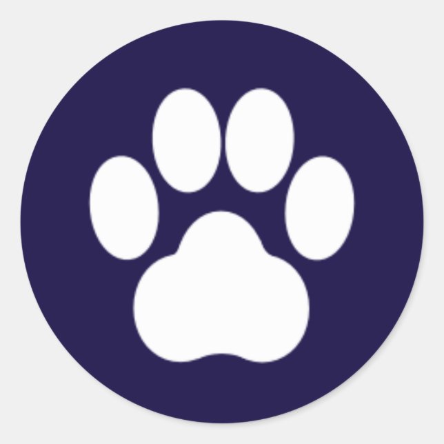 Pawprint Seal Sticker (Front)
