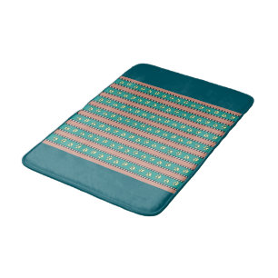 Pawprint Stripes Bath Mat