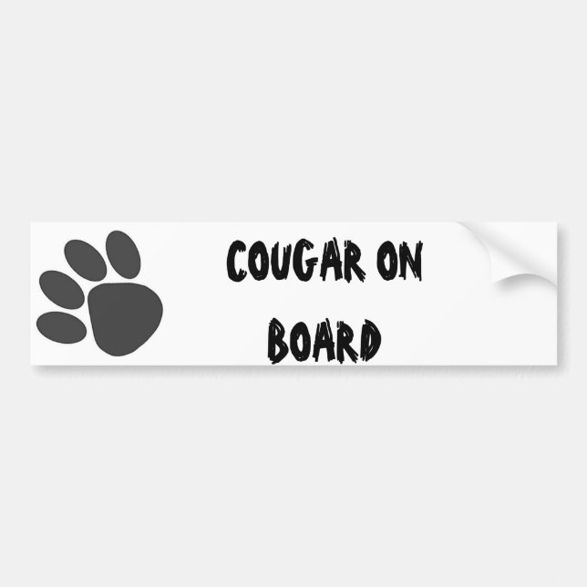PawPrintLg Bumper Sticker (Front)