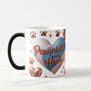 Pawprints on My Heart – Colour Changing Mug (11 oz