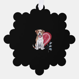 Pawprints on My Heart Dog Ornament Card