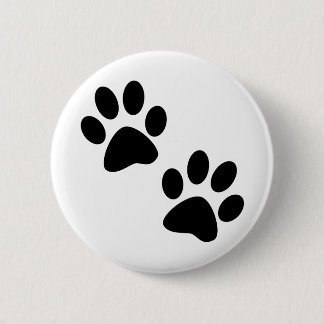 Paws 2 Inch Round Button