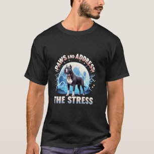 Paws And Address The Stress Anti Stress Therapy Pi T-Shirt