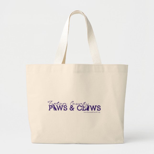 Paws and Claws Jumbo Tote (Front)