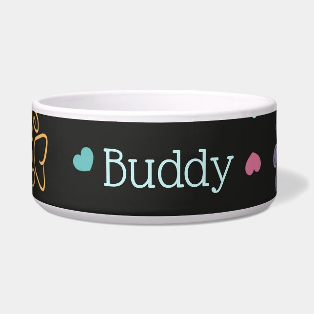 Paws and Hearts Personalized with Name  (Front)