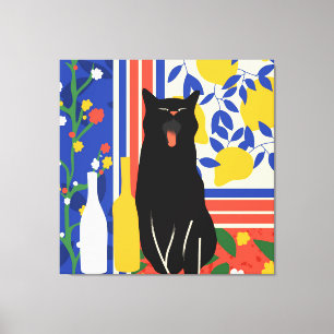 Paws and Patterns Canvas Print