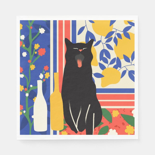 Paws and Patterns Napkin (Front)