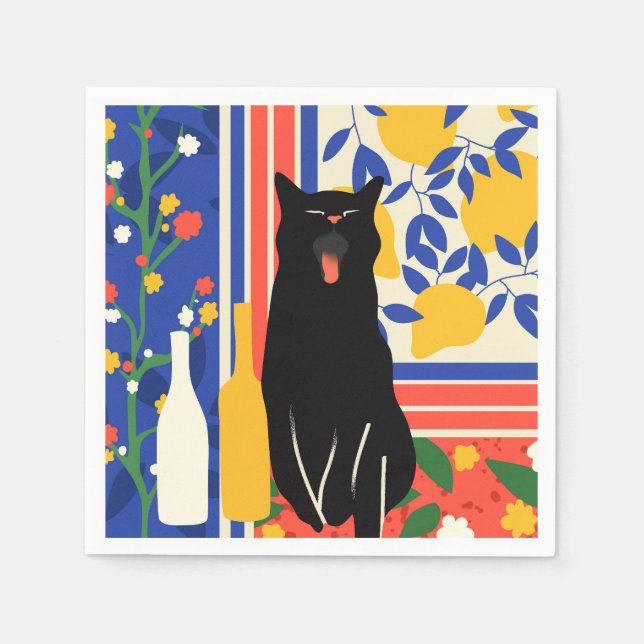 Paws and Patterns Napkin (Front)