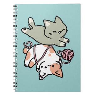 Paws and Play – Adorable Cat Illustration Notebook