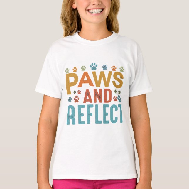 Paws and Reflect T-shirt (Front)