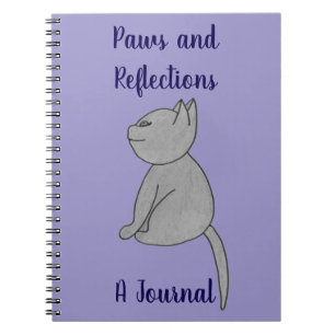 Paws and Reflections Journal Notebook