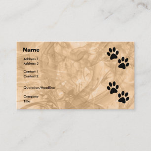 Paws Business Card