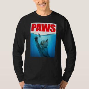 Paws Cat and Mouse Cute Cat T-Shirt