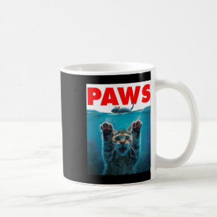 Paws Cat And Mouse Parody Humourous Kitten Chasing Coffee Mug