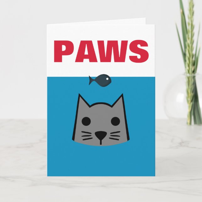 Paws, Cat Card (Front)