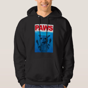 Paws Cat Meme Humor Kitty Cats Dads Mom Hoodie