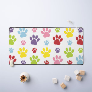 Paws colorés, Motif Paw, Paws de chien, Empreintes
