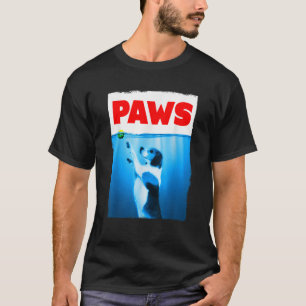 Paws Dog Parody Tennis Ball  T-Shirt