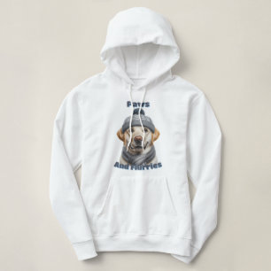 Paws & Flurries - Winter Dog Design Hoodie