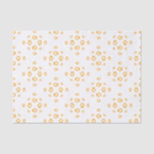 Paws-for-Giving Gift Wrap - Marigold/Multi Tissue Paper