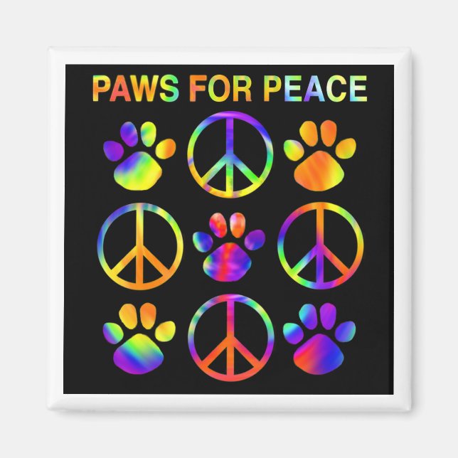 Paws for Peace Magnet (Front)