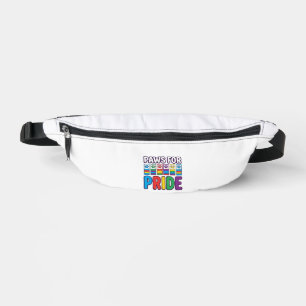 Paws for Pride Rainbow Paw Print Pet Lover Shirt_1 Fanny Pack
