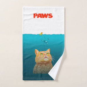 Paws!  hand towel