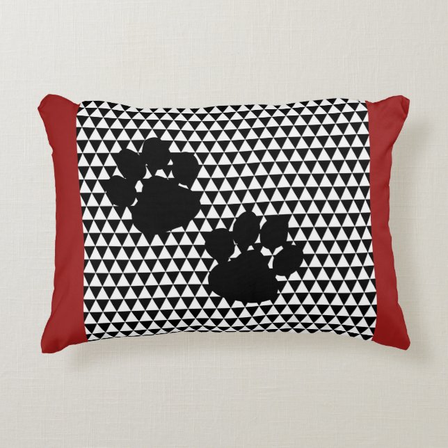 Paws Home Decor  Accent Pillow (Front)