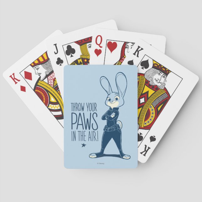 Paws in the Air! Playing Cards (Back)