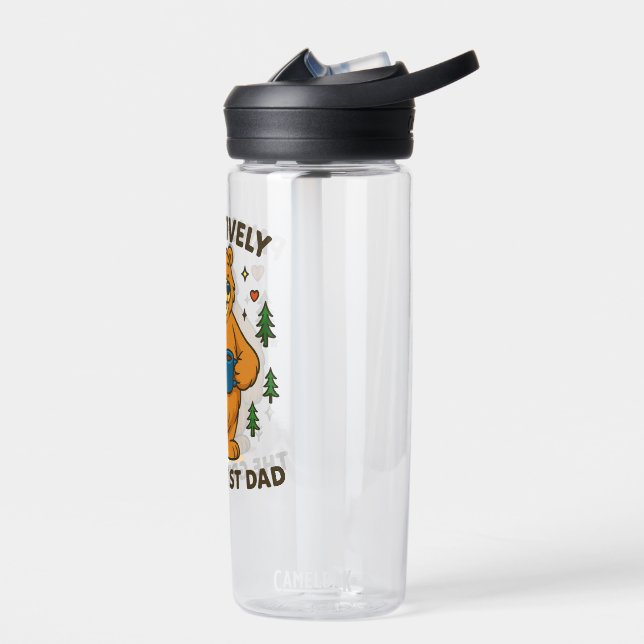 Paws-itively the Greatest Dad Bear Water Bottle (Left)