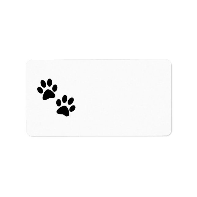 Paws Label (Front)