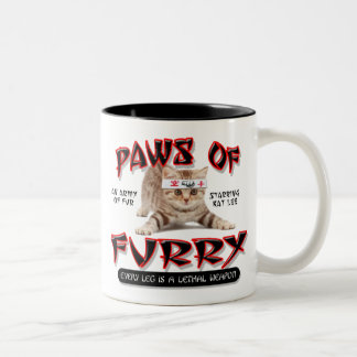 Paws Of Furry Two-Tone Coffee Mug
