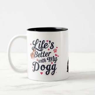 Paws of Joy Two-Tone Mug