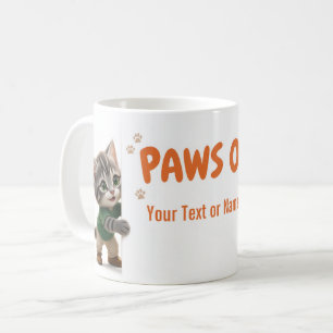 Paws Off Personalized Tom & Luna Cat Mug
