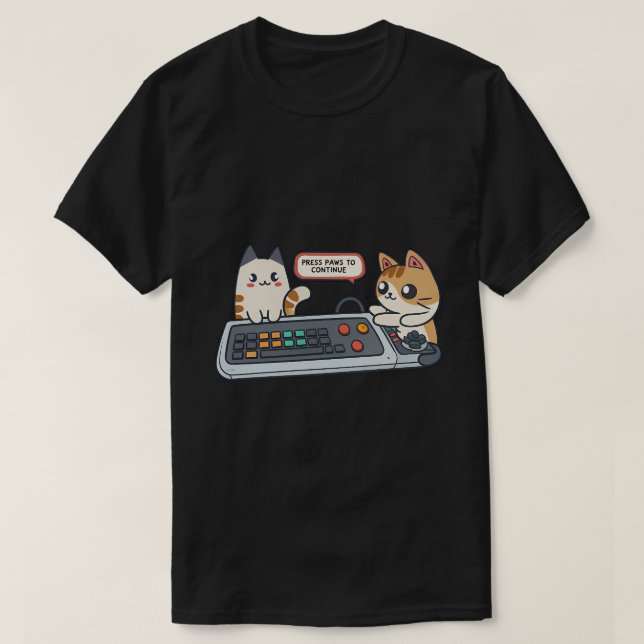 Paws-On Tech: Customizable Cat Keyboard Meltdown  T-Shirt (Design Front)