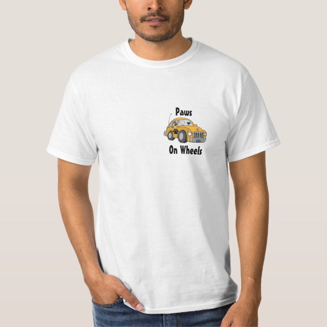 Paws on Wheels Transporter T-Shirt (Front)