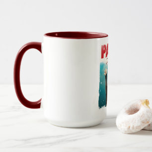 PAWS Parody Cat Mouse Humourous Cat Chasing Mouse  Mug