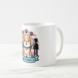 Paws Pefpeople Mug Cute & Funny Chien Lover Coffee