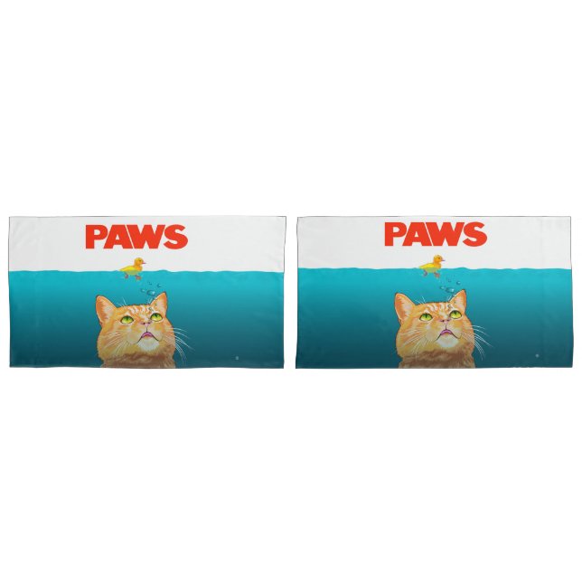 Paws!  pillowcase (Front-Set)