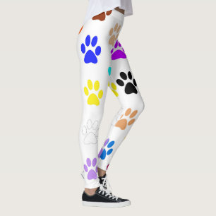 Paws Rainbow Womens Custom Leggings