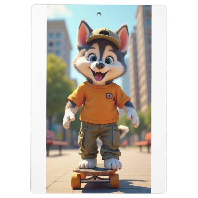 Paws & Swagger™ Cute Pet-Inspired Clipboard – Styl (Back)