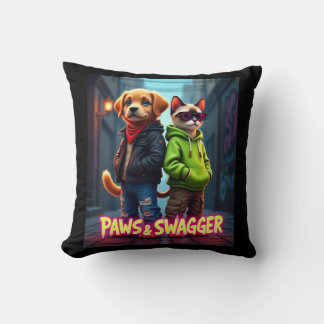 Paws & Swagger™ Stylish Pet Apparel Baby Blanket Throw Pillow