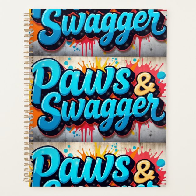 "Paws & Swagger Stylish Planner" (Devant)
