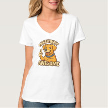 Pawsitively Awesome Dog Lover T-Shirt – Cute Puppy