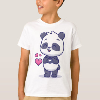 Pawsitively Cute: Show Some Love for Panda T-Shirt