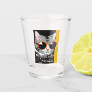 Pawsitively Fabulous Cat Shot Glass