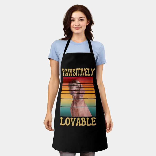 PAWSITIVELY LOVABLE APRON (Worn)