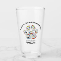Pawsitively Oakland FOAS Glass Pint